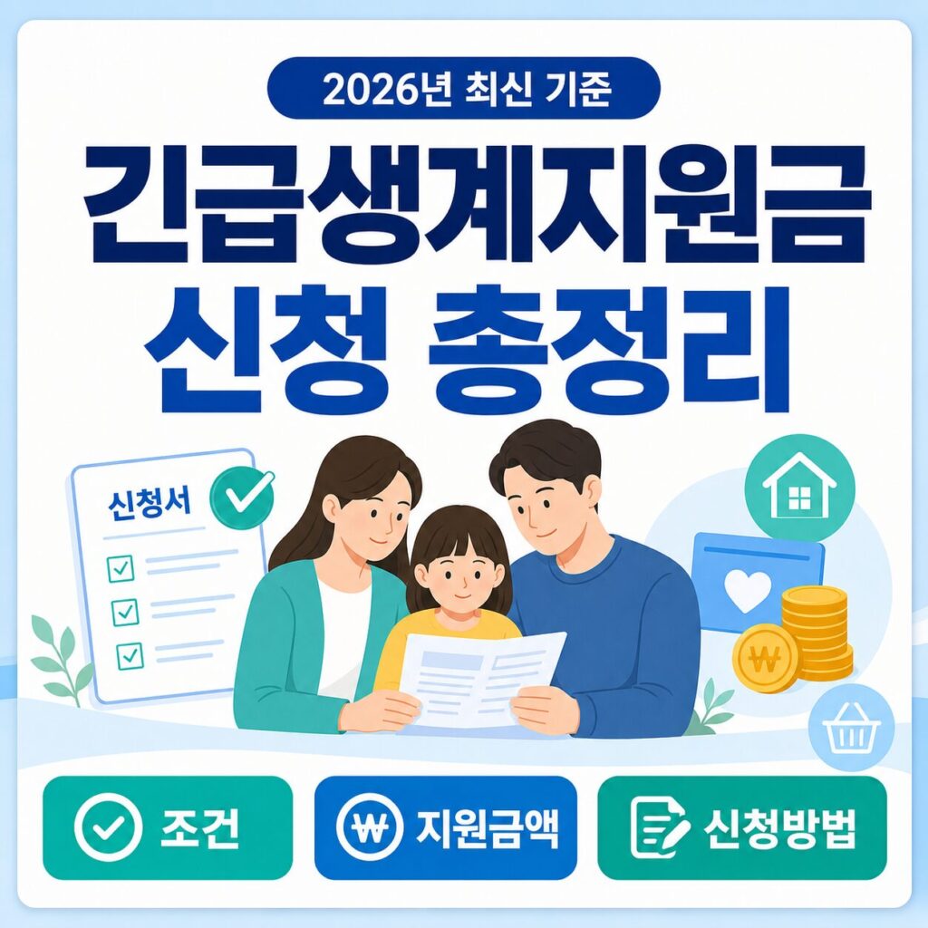 긴급생계지원금 신청방법