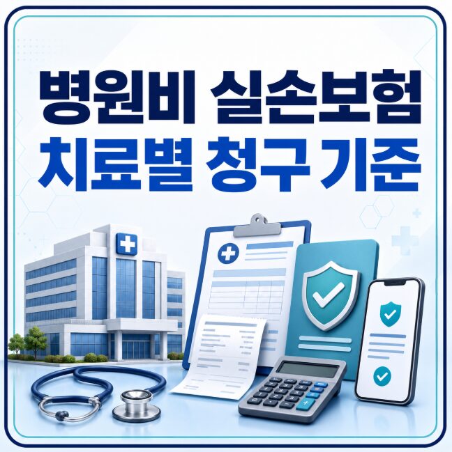 병원비 실손보험 치료별 청구 기준