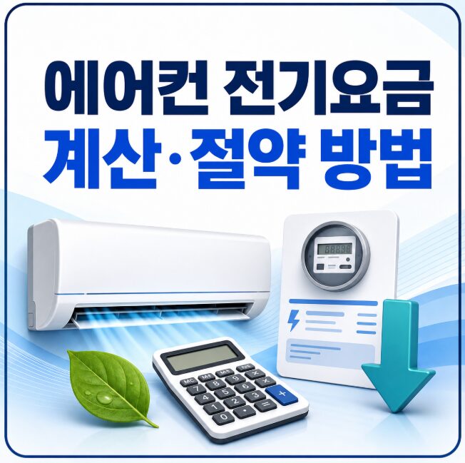 에어컨 전기요금 계산 절약 방법