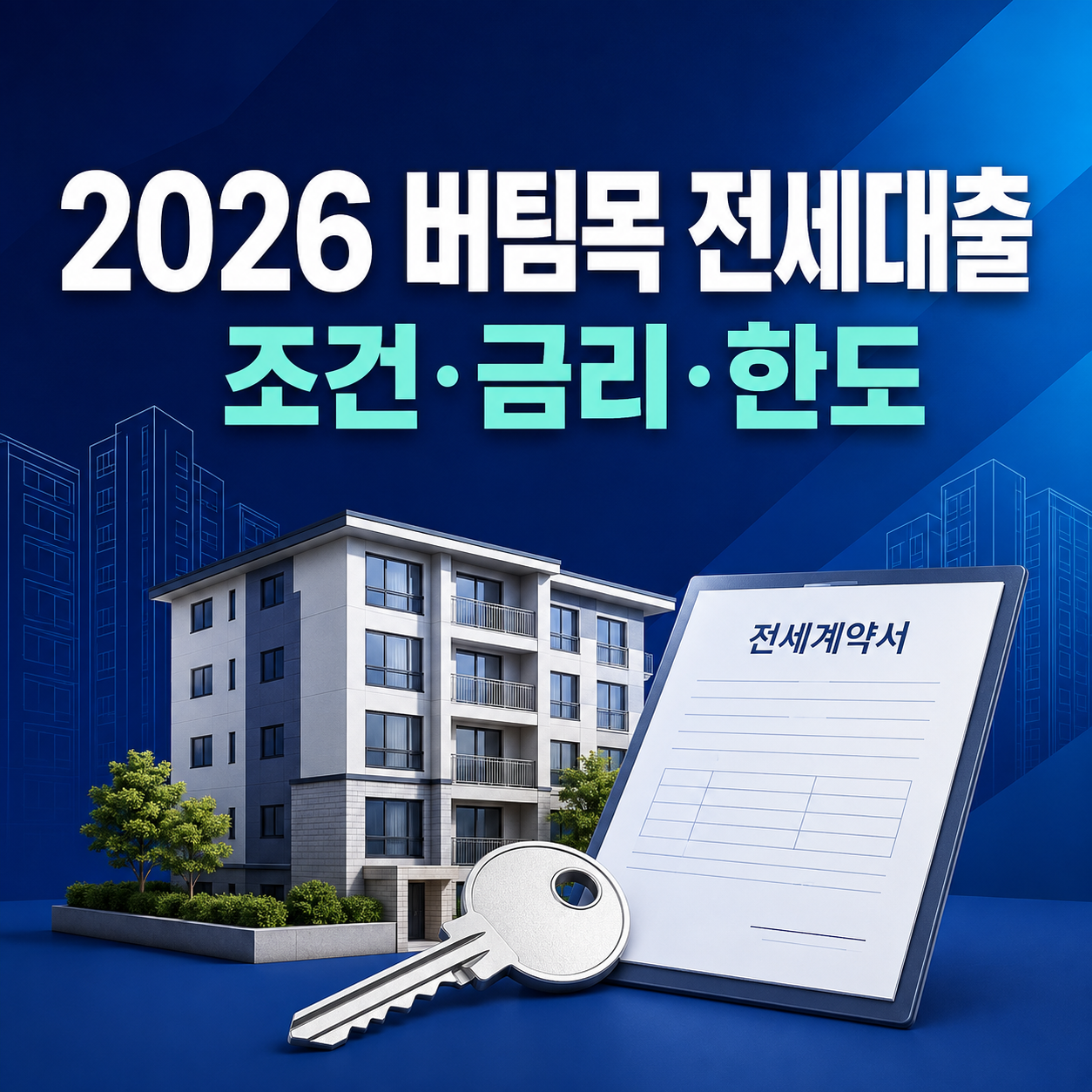 버팀목 전세대출 조건 금리 한도