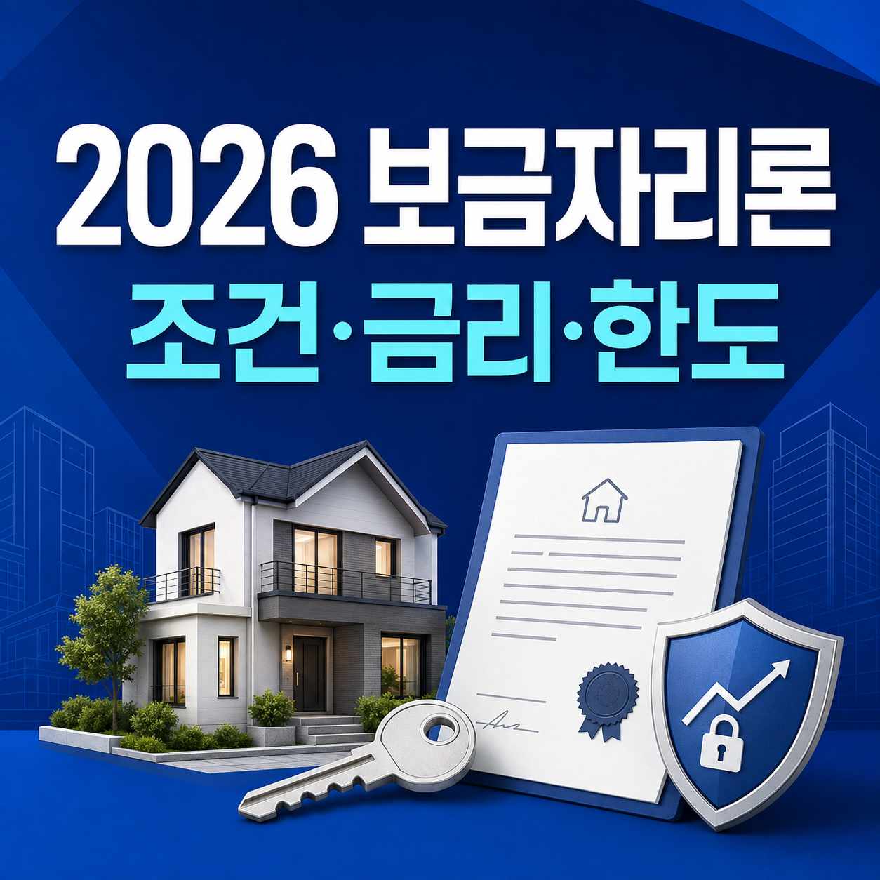 2026 보금자리론 조건 금리 한도