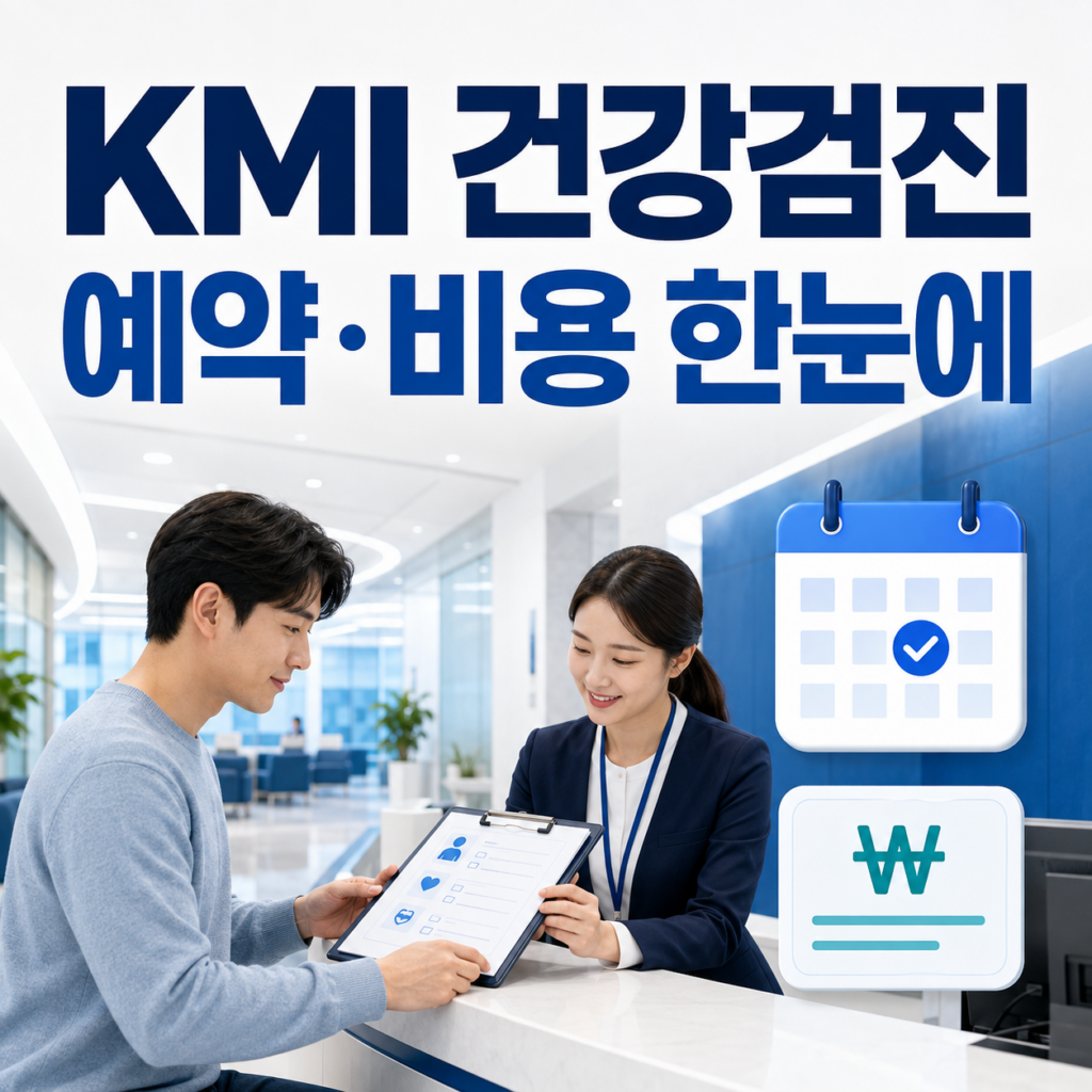 KMI 건강검진 예약 비용