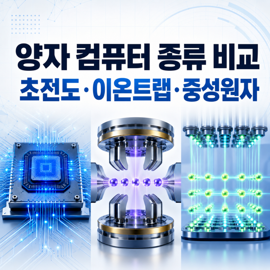 양자 컴퓨터 종류 비교