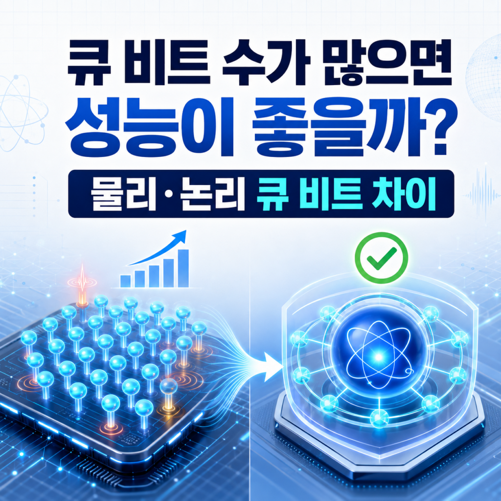 양자 컴퓨터 큐 비트 수가 많으면 성능이 좋을까