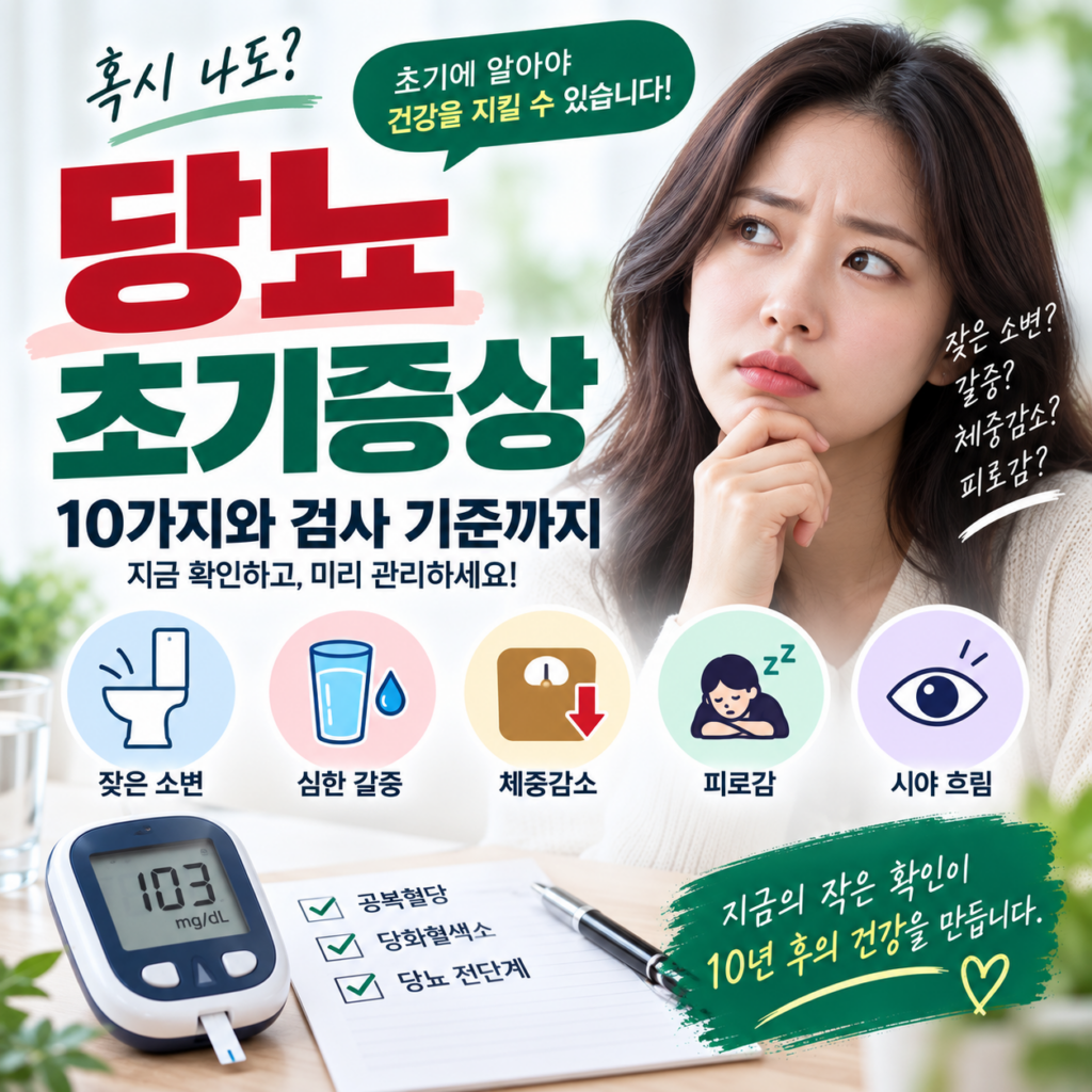 당뇨 초기증상