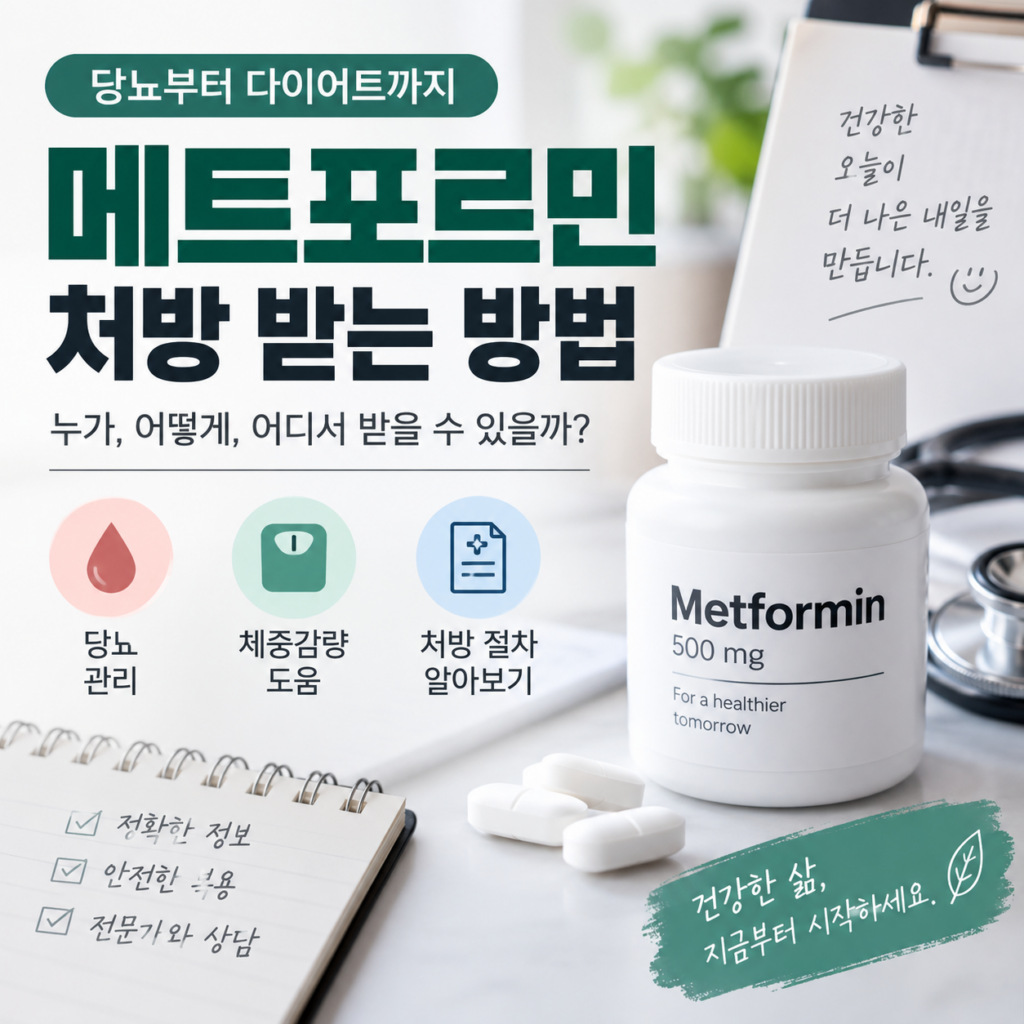 메트포르민 처방 받는 방법