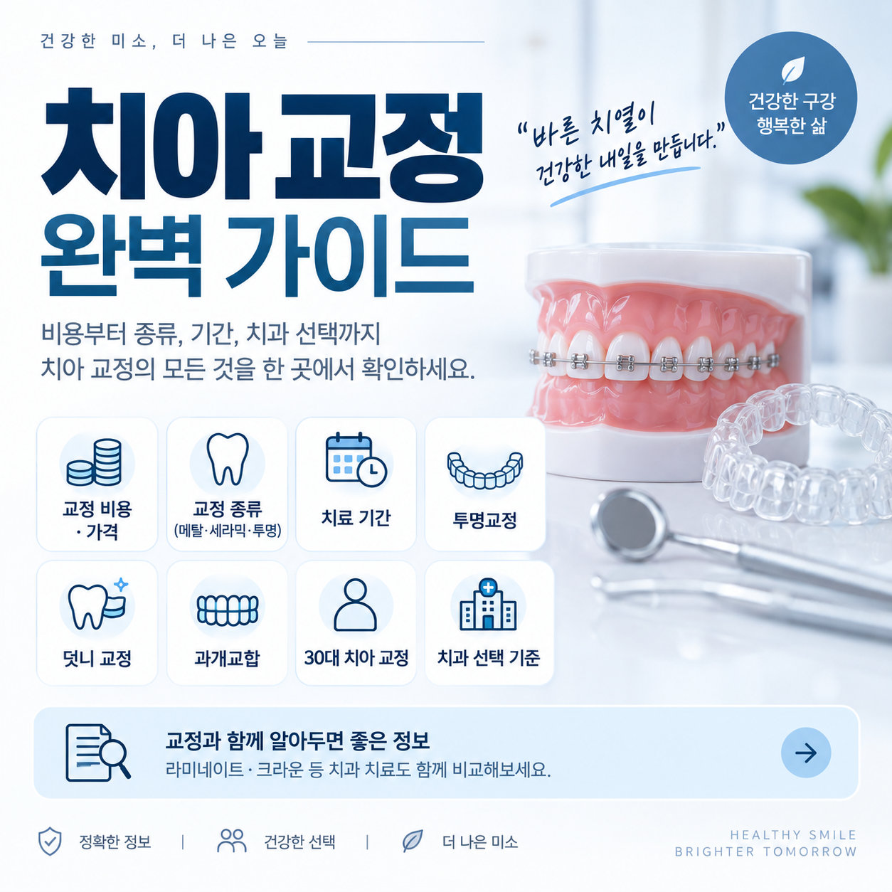 치아 교정 완벽 가이드