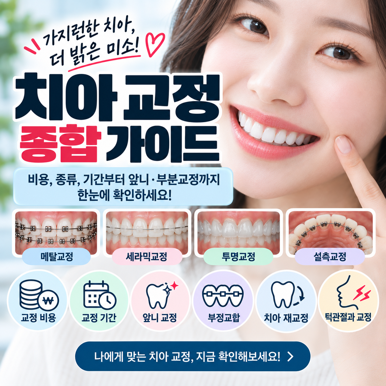 치아 교정 종류 비용