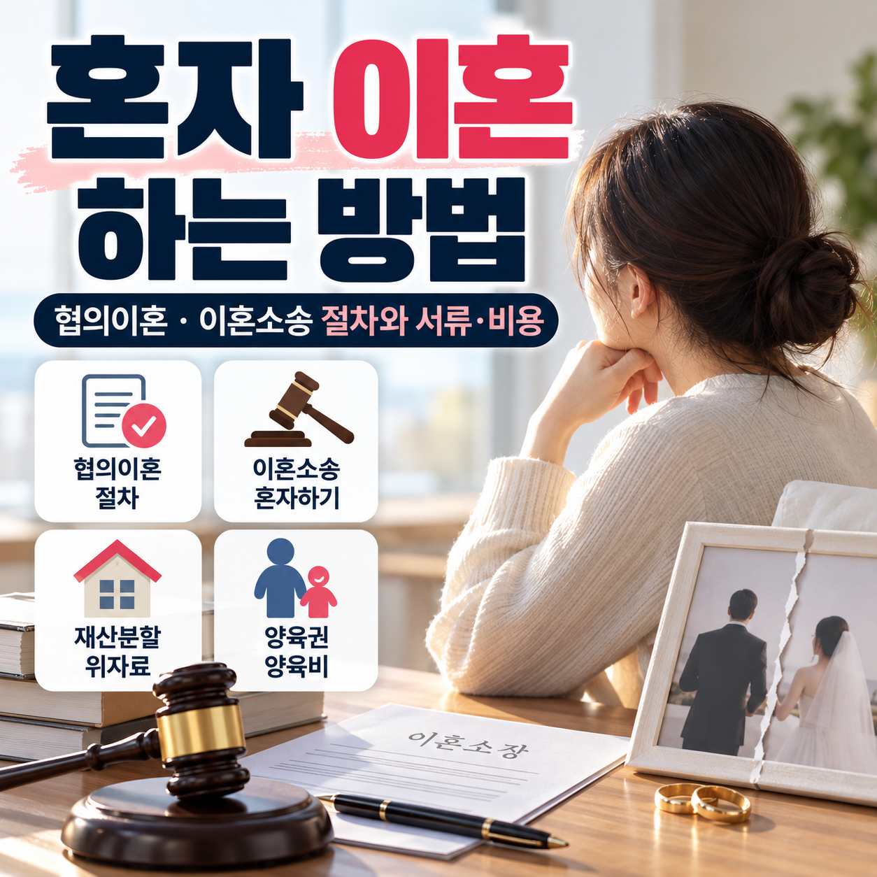 혼자 이혼 하는 방법