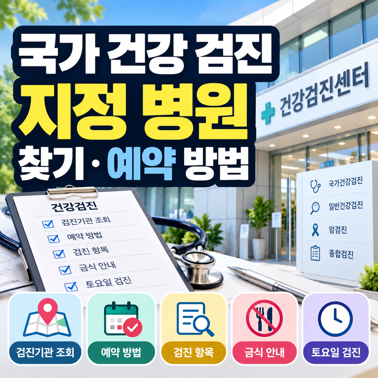 국가 건강 검진 지정 병원
