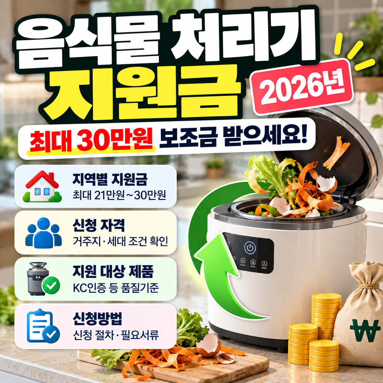 음식물 처리기 지원금